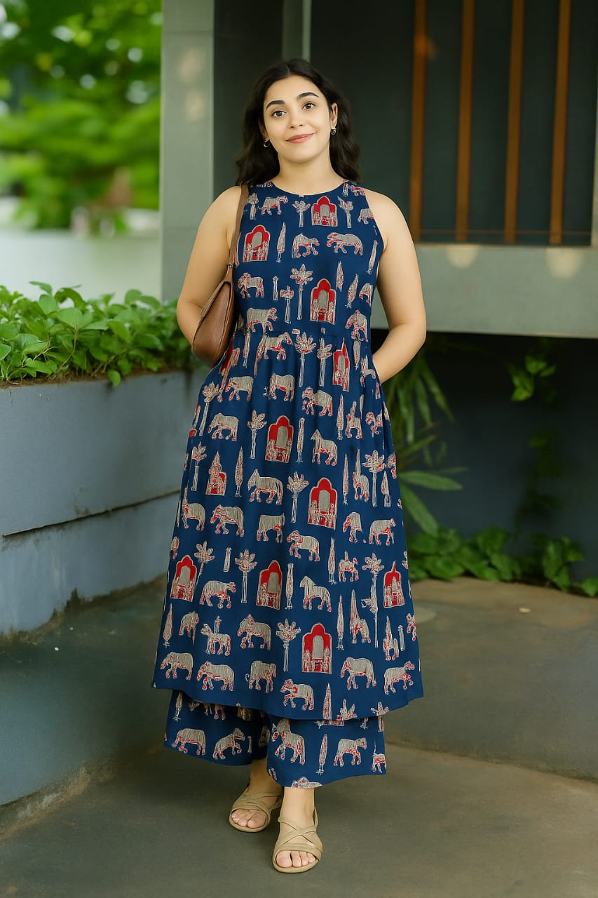 Co-Ord Set – Kurti + Palazzo