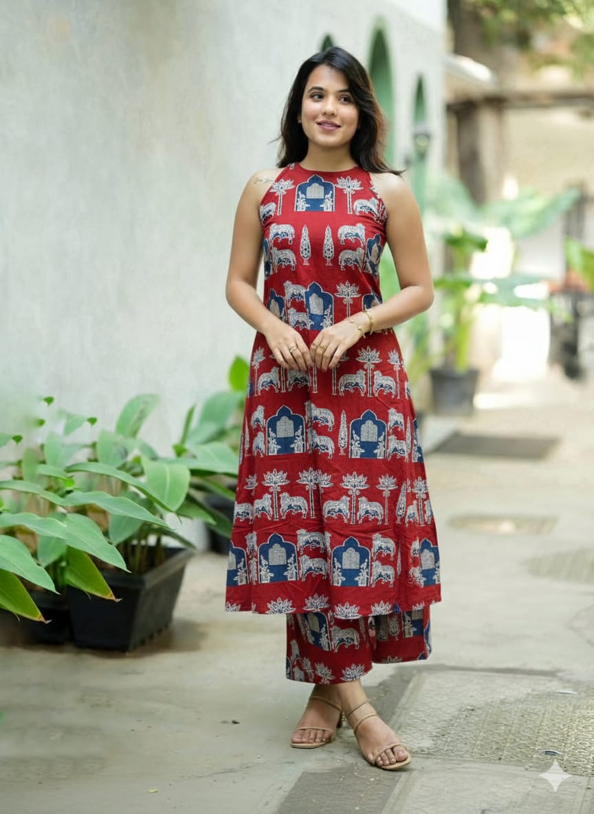 Co-Ord Set – Kurti + Palazzo