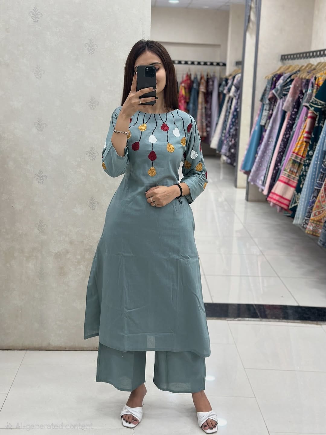 Co-Ord Set – Kurti + Palazzo