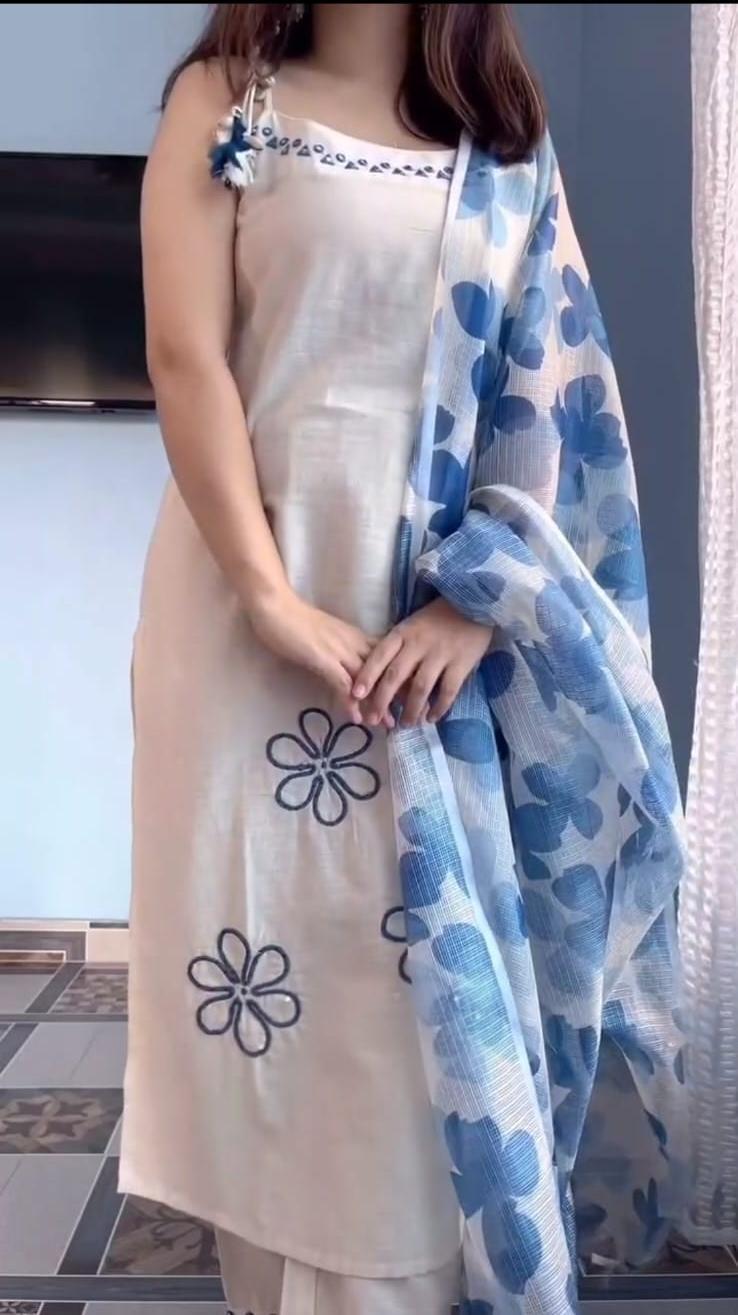 Kurta
  Pant &
  Dupatta Set – Kurti
  Pant
  Dupatta