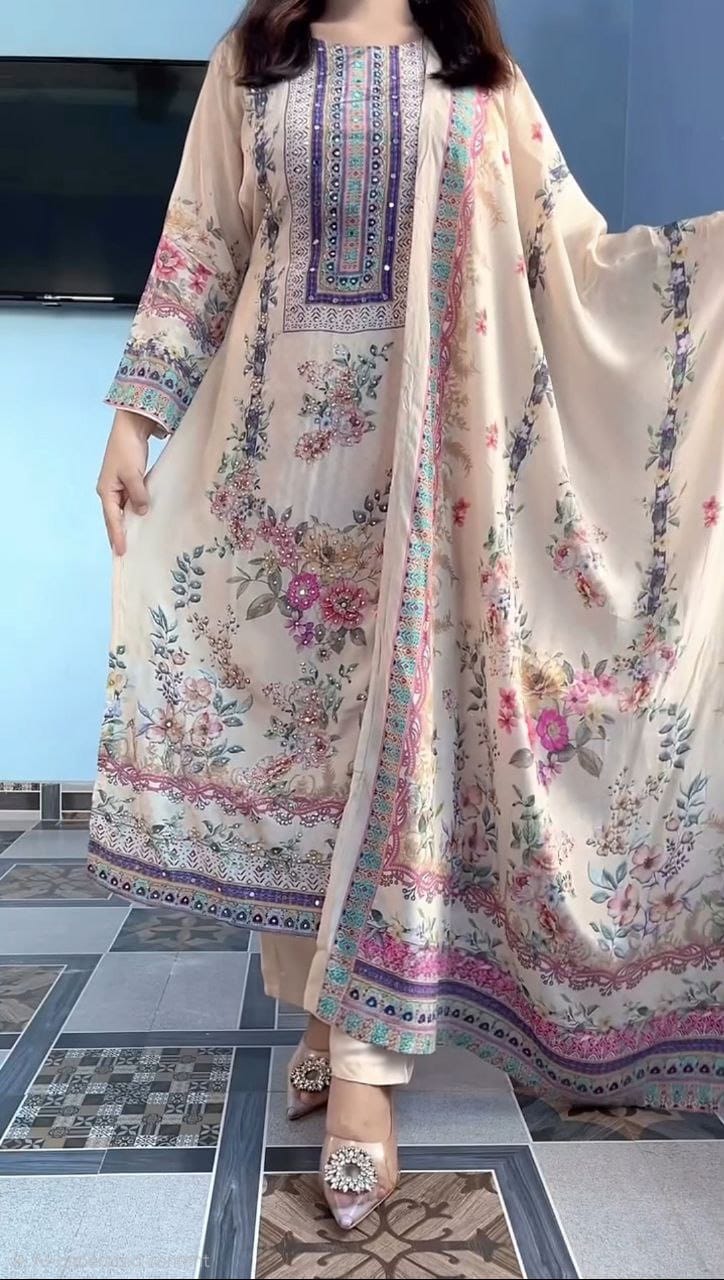 Kurta
Pant &
Dupatta Set – Kurti
Pant
Dupatta