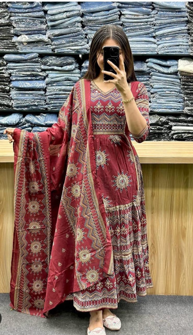 Anarkali Set – Anarkali Kurta
Pant
Dupatta