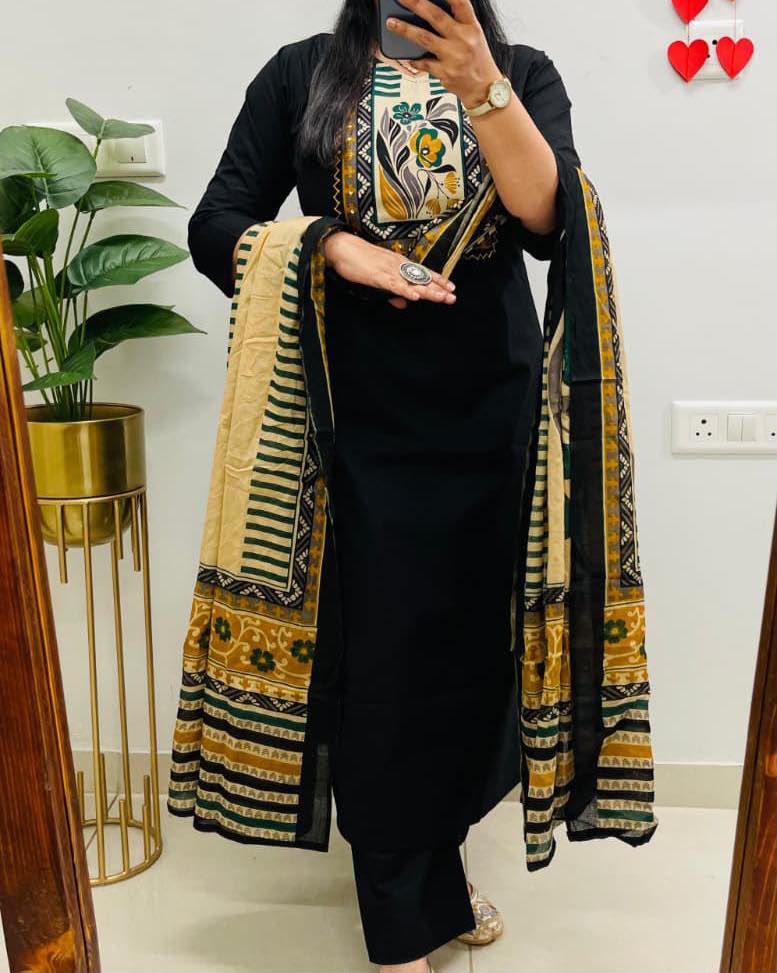 Kurta
  Pant &
  Dupatta Set - Kurti
  Pant
  Dupatta