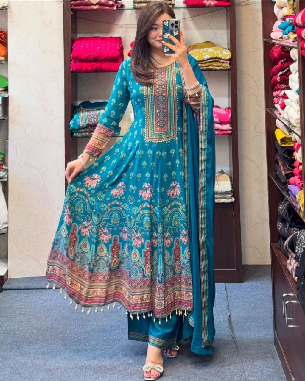Anarkali Set - Anarkali Kurta 
  Pant
  Dupatta