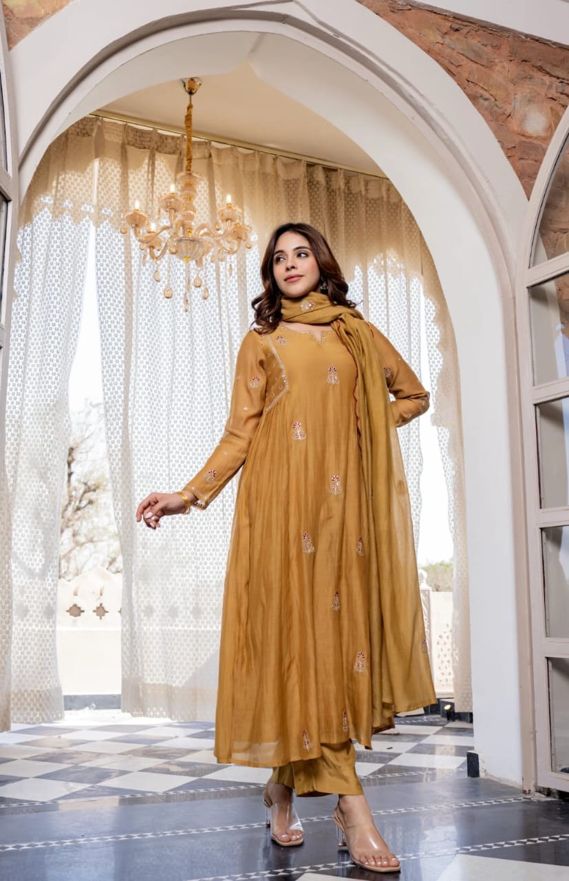 Anarkali Set - Anarkali Kurta 
  Pant
  Dupatta