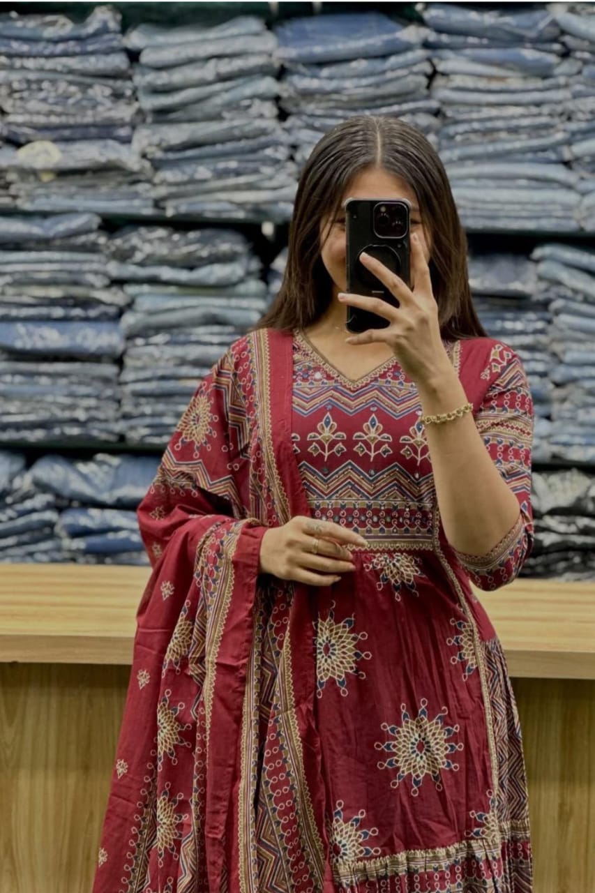 Anarkali Set - Anarkali Kurta 
  Pant
  Dupatta